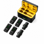 Kit de Microfones Sem Fio 4 em 1 para Smartphones – USB-C e Lightning